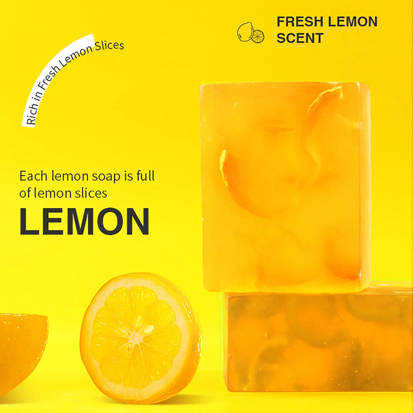 Natural Lemon Soap Bar