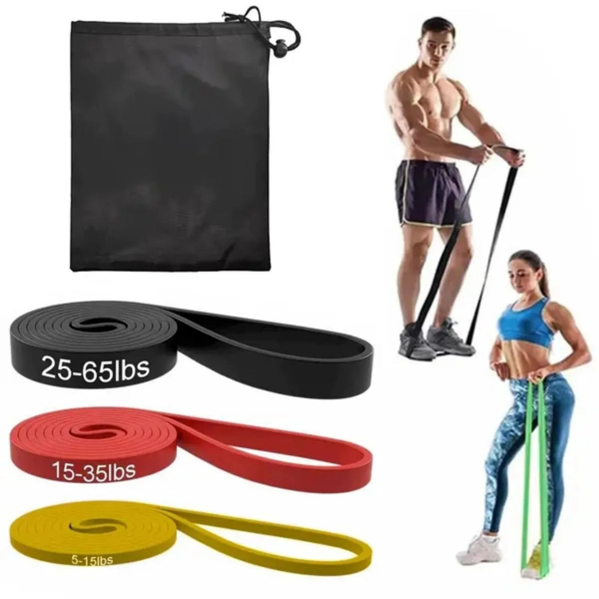 Set of 3 Loop Exercise Bands