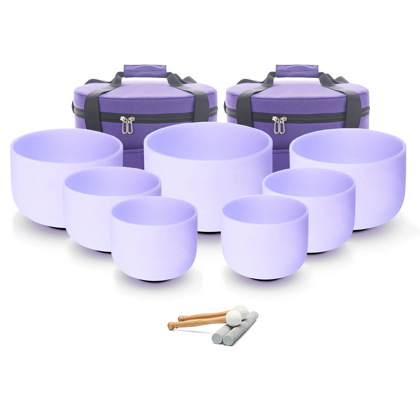 7 pc Crystal Chakra Bowls Set