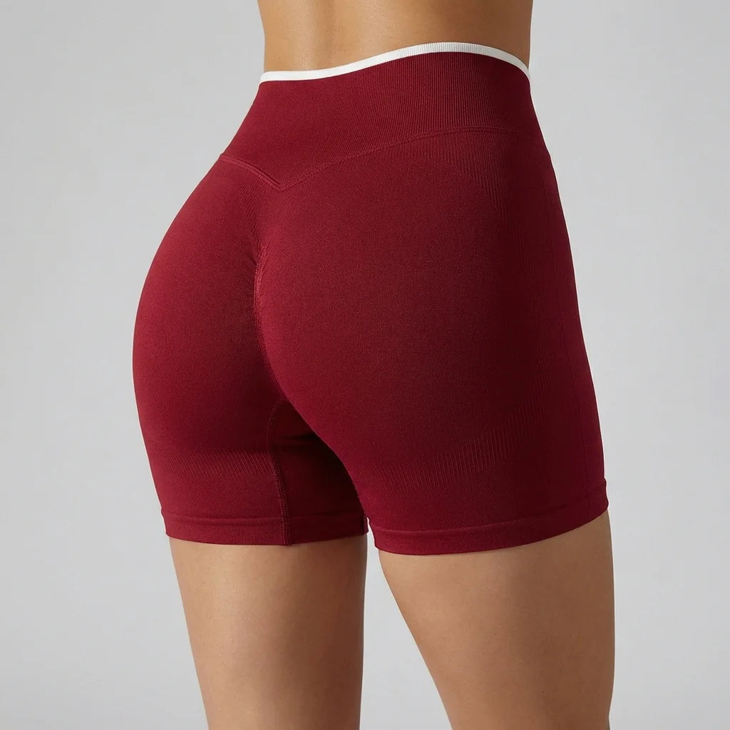 Seamless High Waist Yoga Shorts