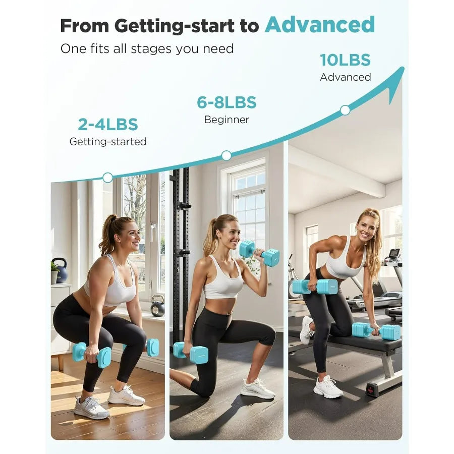 5-In-1 Adjustable Dumbbell Set