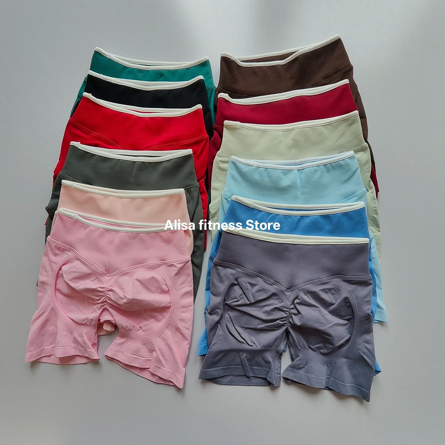 Seamless High Waist Yoga Shorts