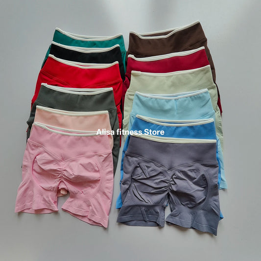 Seamless High Waist Yoga Shorts