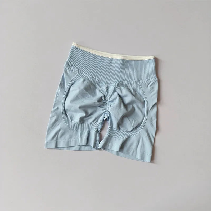 Seamless High Waist Yoga Shorts