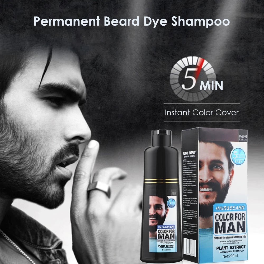 Natural Beard Dye Shampoo