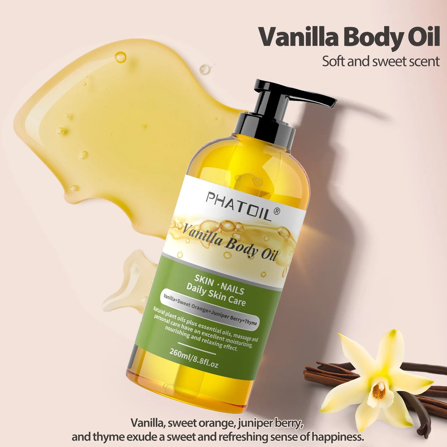 Vanilla Ginger Grapefruit Body Oil