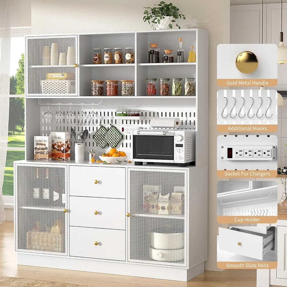 Freestanding Kitchen Hutch