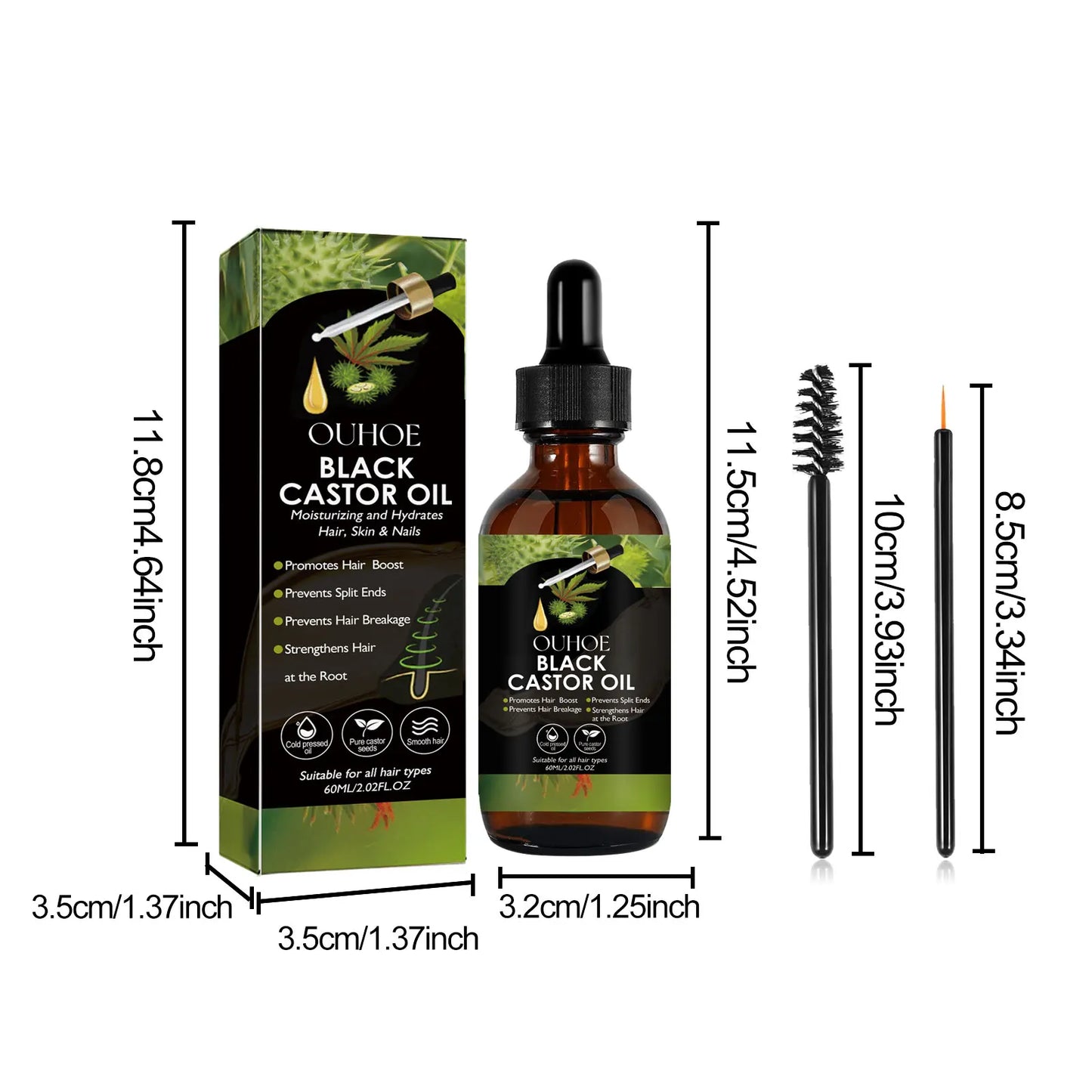 Black Castor Oil 100% Organic