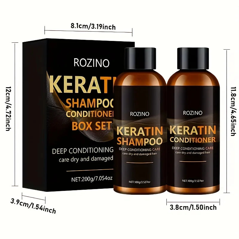 Keratin Shampoo and Conditioner