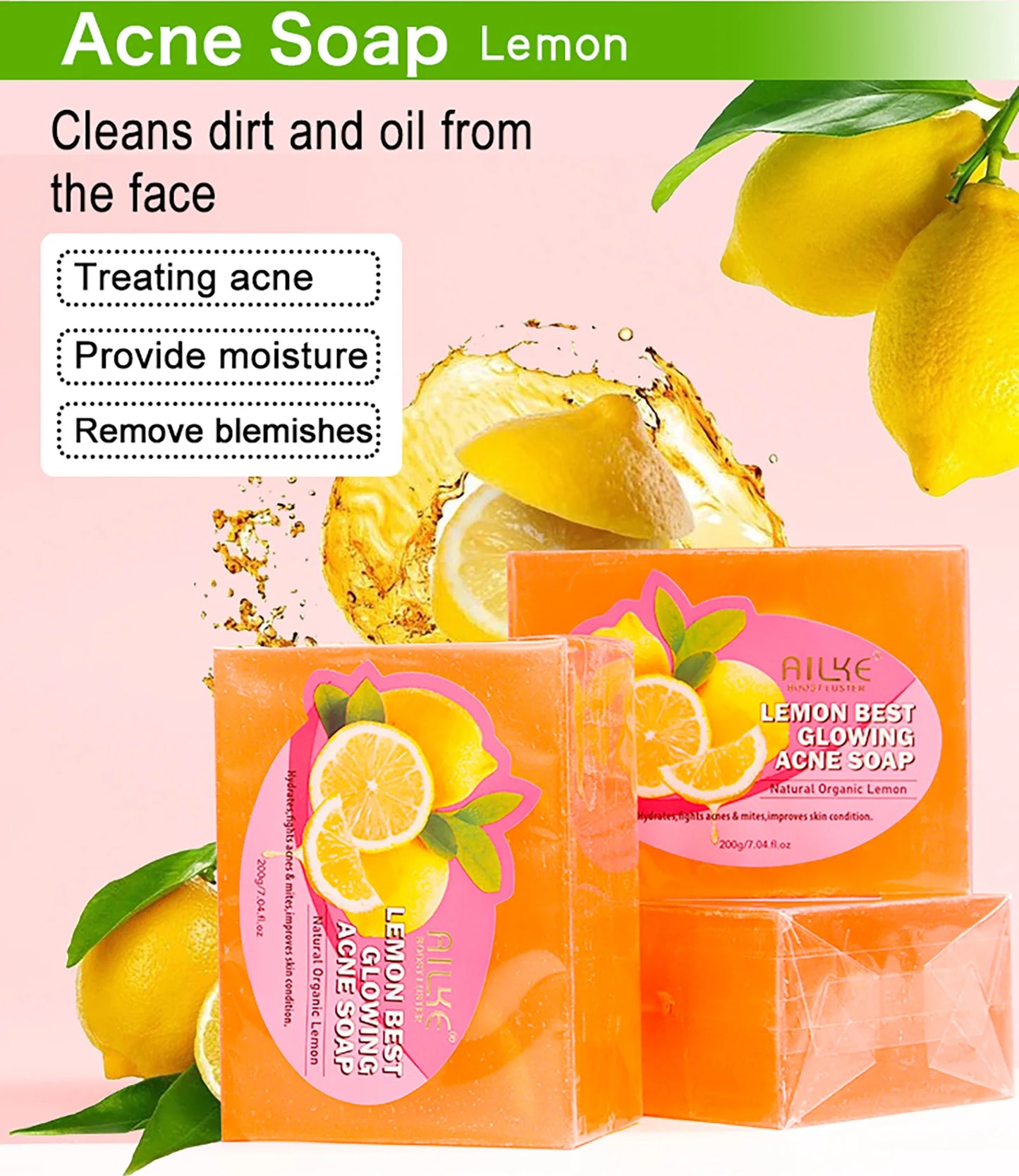 Natural Lemon Soap Bar