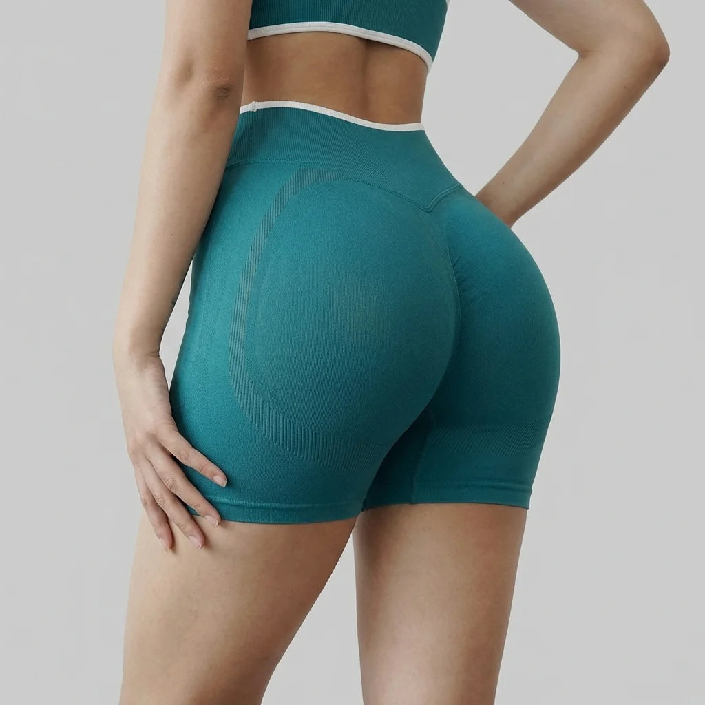 Seamless High Waist Yoga Shorts