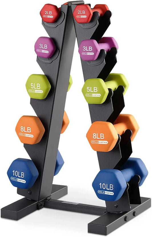 Dumbbell Set With Rack
