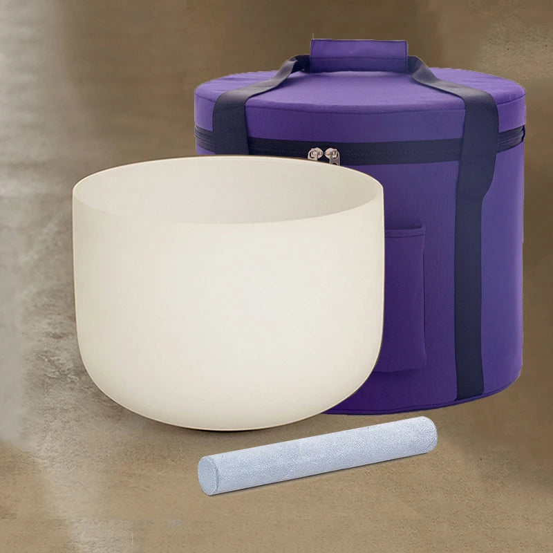 Frosted Crystal Singing Bowl