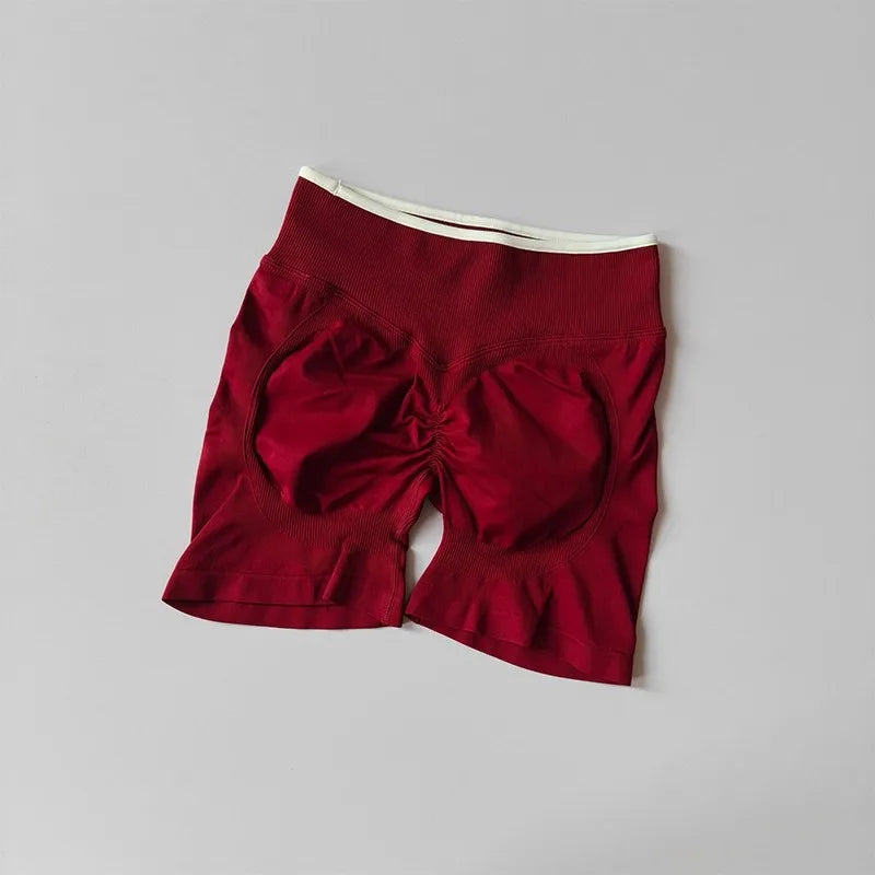 Seamless High Waist Yoga Shorts