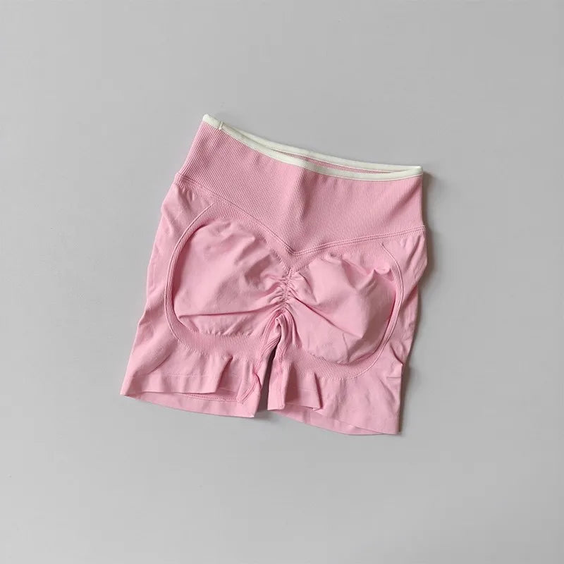 Seamless High Waist Yoga Shorts