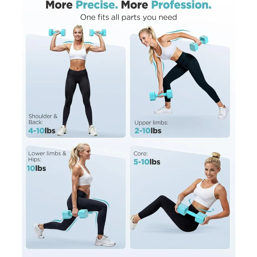 5-In-1 Adjustable Dumbbell Set