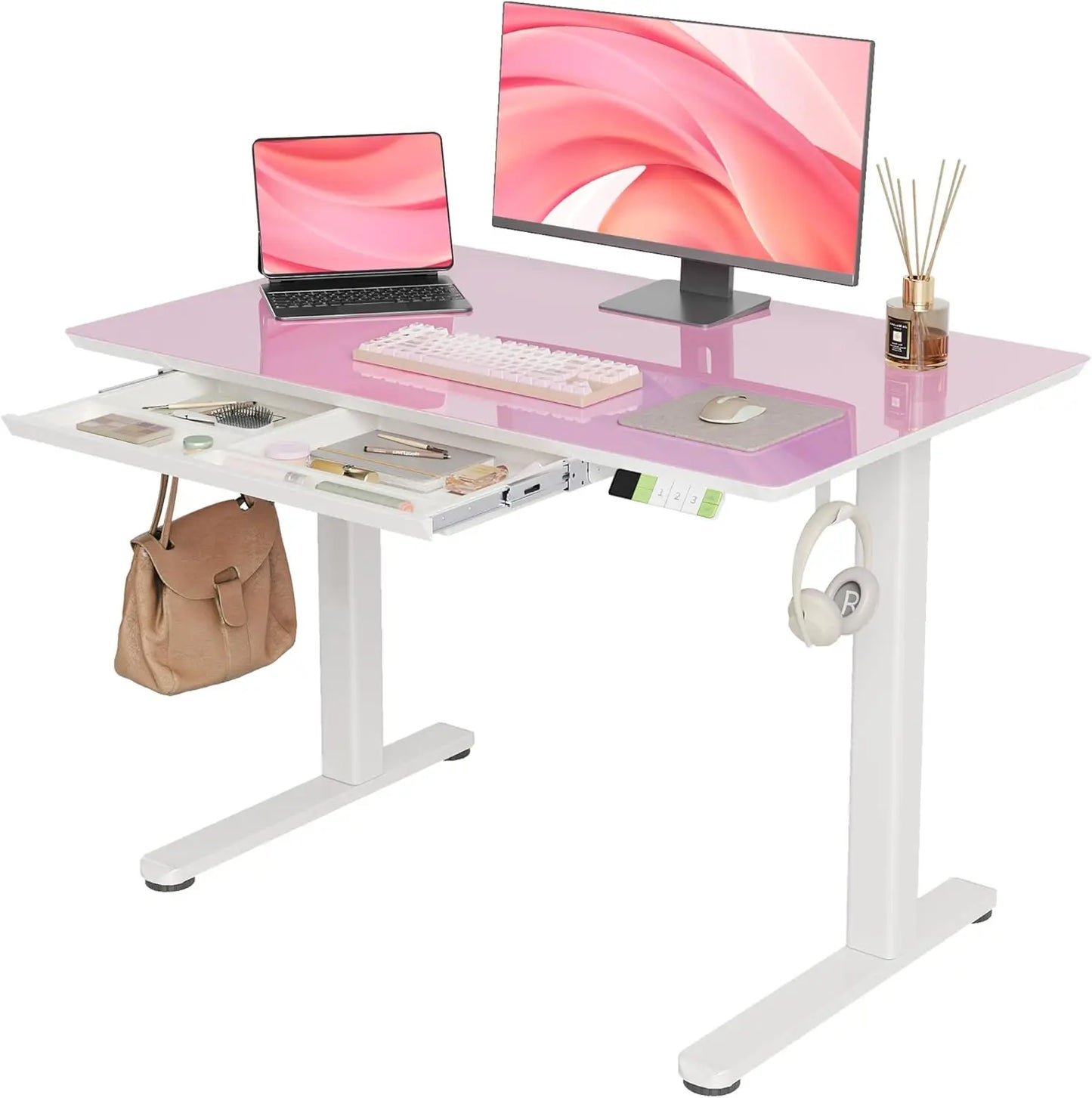 Glass Standing Desk