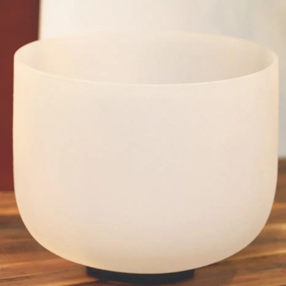 Frosted Crystal Singing Bowl