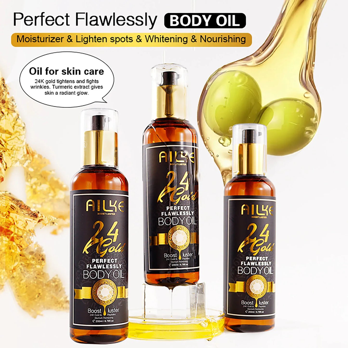 24k Gold Flawlessly Body Oil