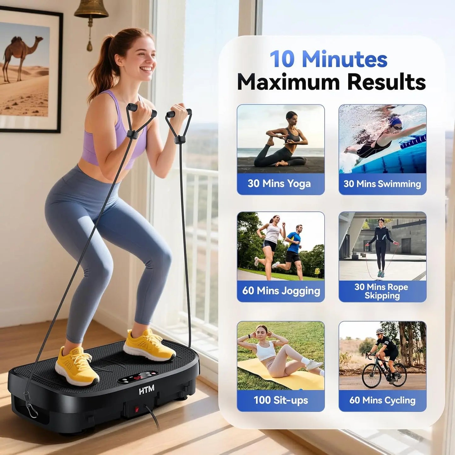 Vibration Plate Fitness Trainer
