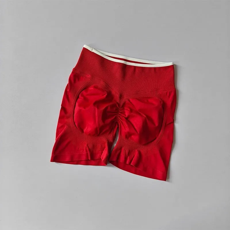 Seamless High Waist Yoga Shorts
