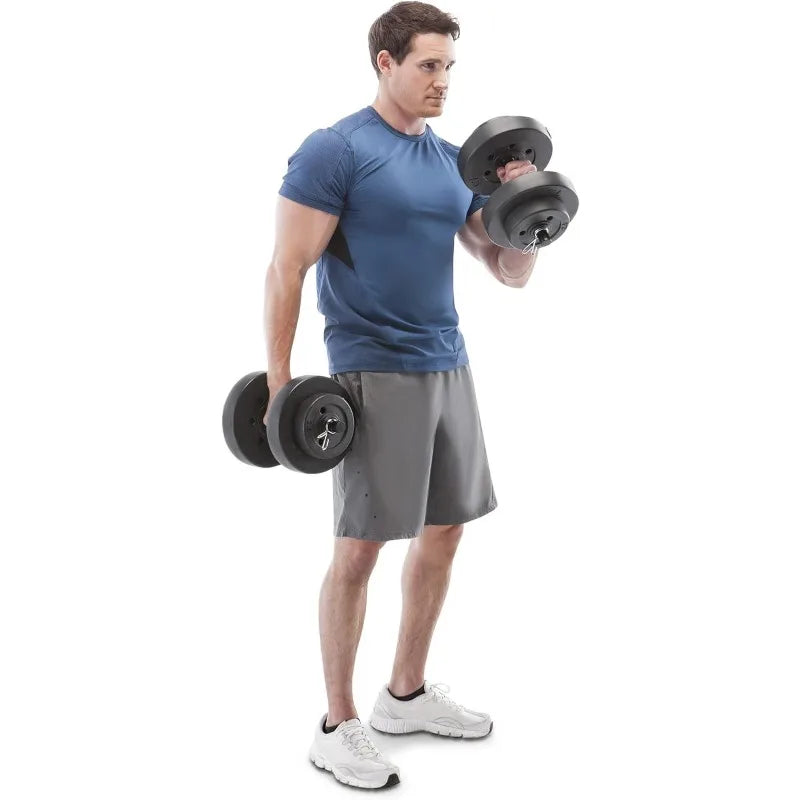 Adjustable 40 Lbs Dumbbell Set