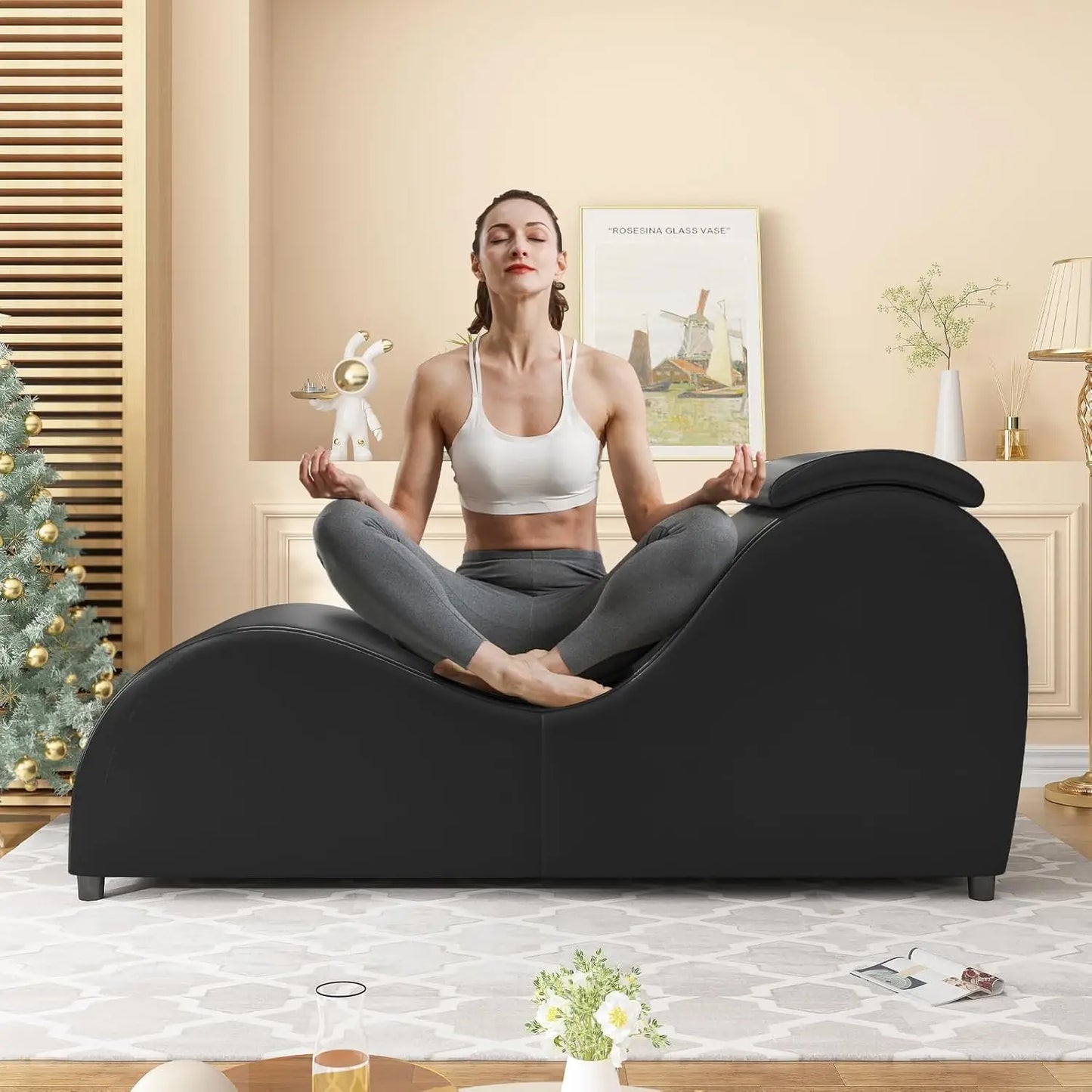 60'' Curved Chaise Lounge Chair