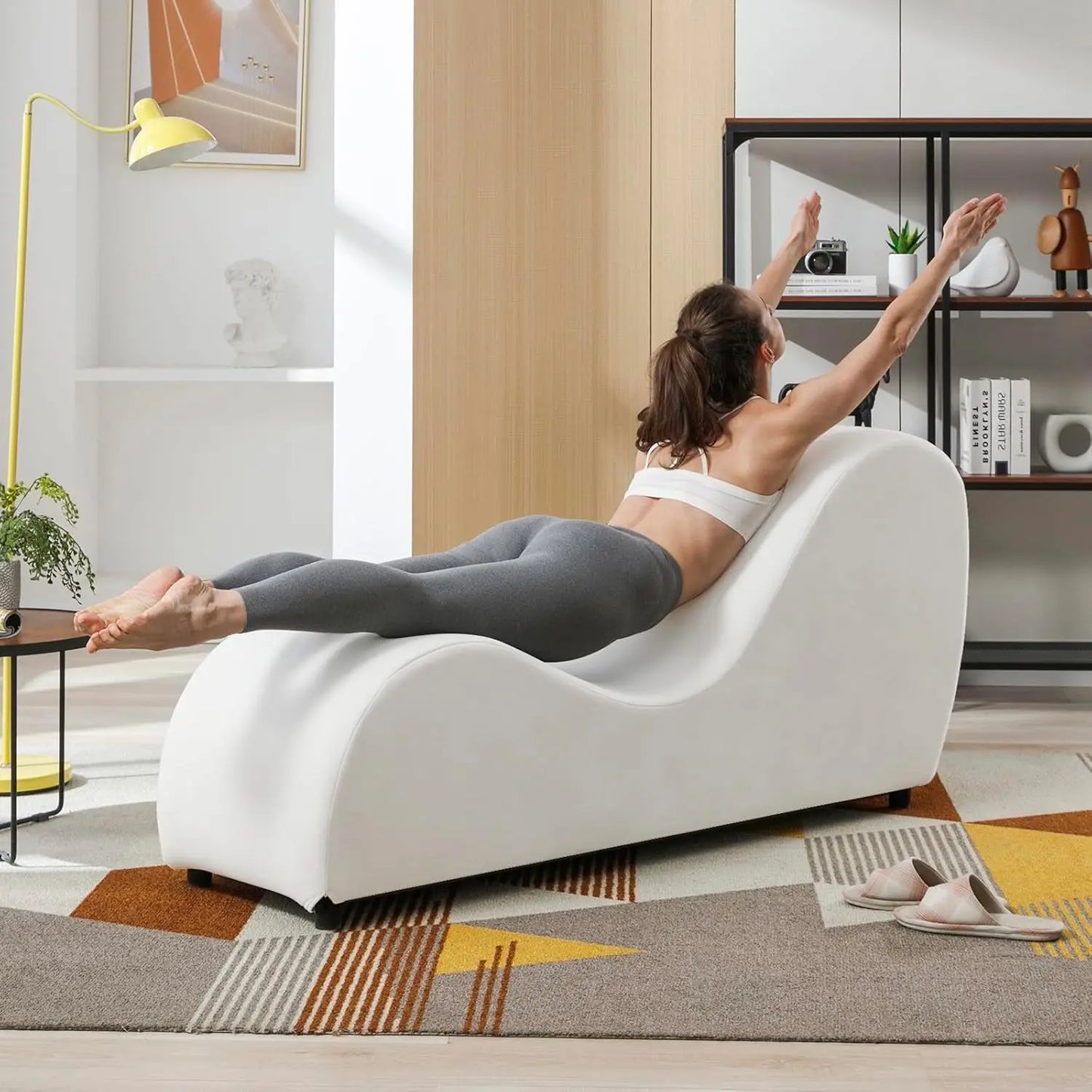 60'' Curved Chaise Lounge Chair