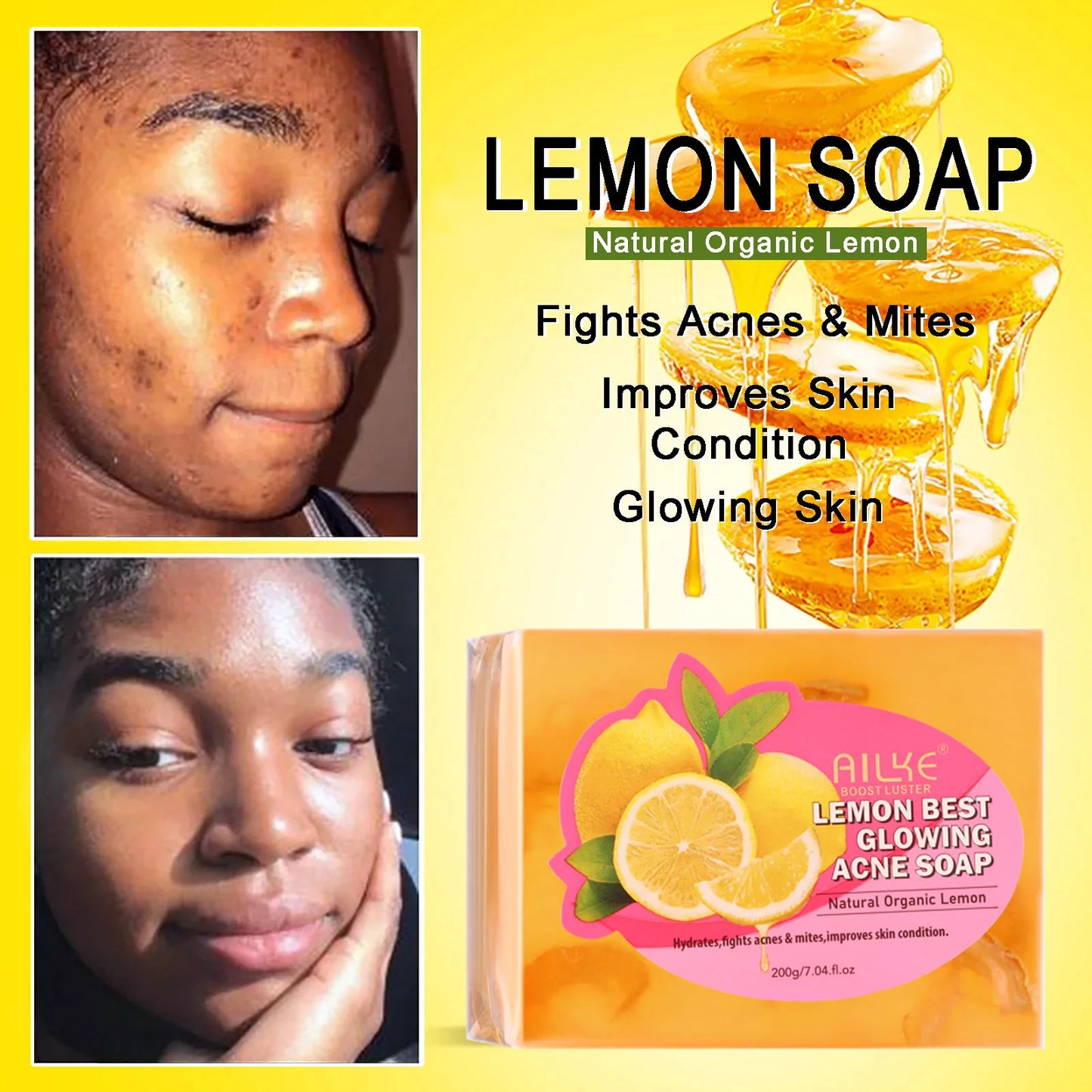Natural Lemon Soap Bar