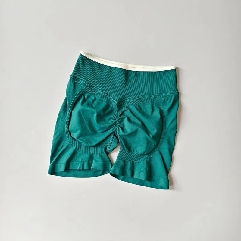 Seamless High Waist Yoga Shorts