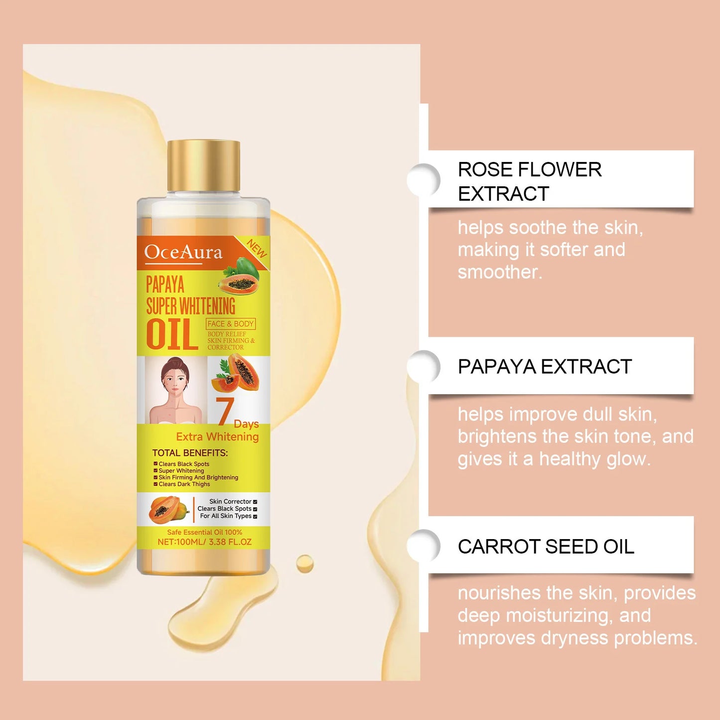 Papaya Moisturizer Oil
