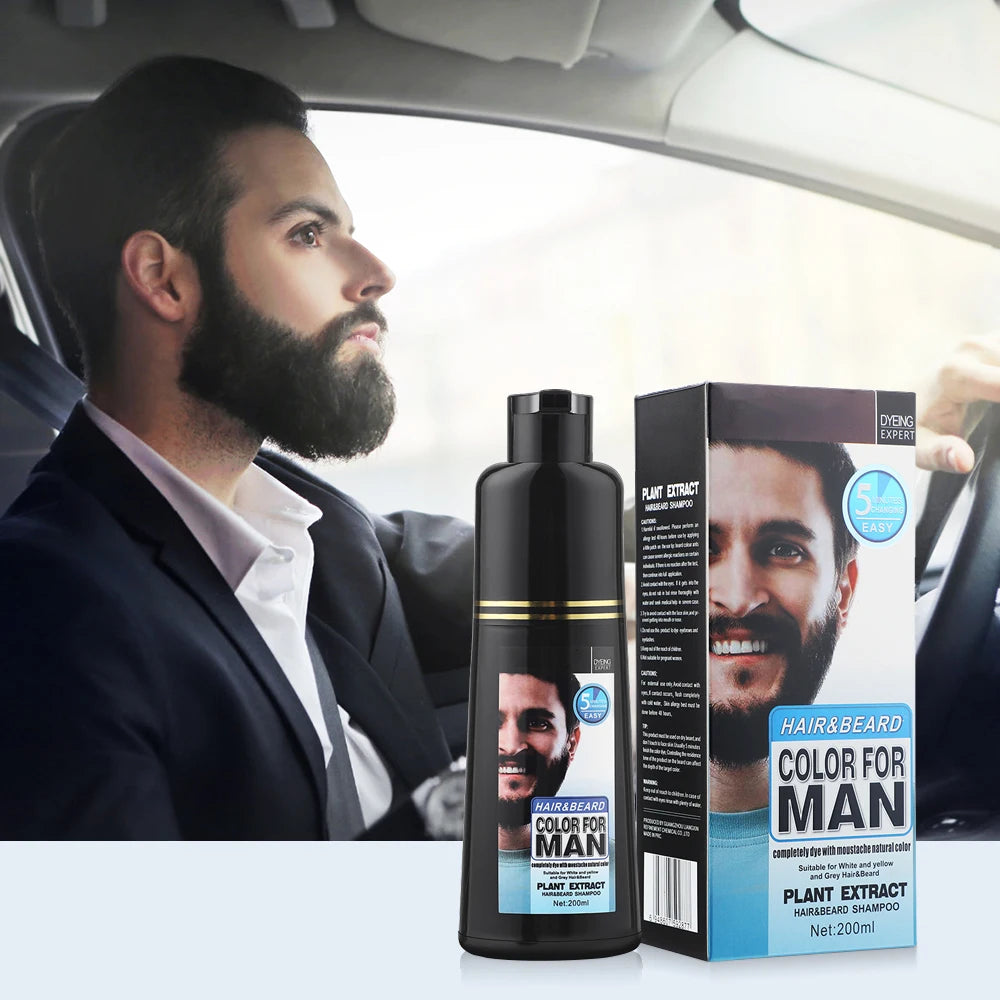 Natural Beard Dye Shampoo