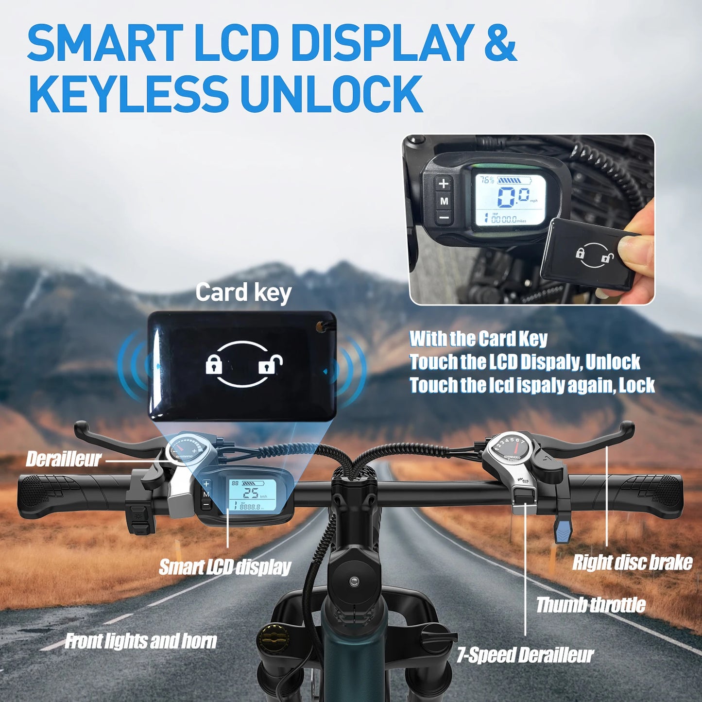 Electric Mountain Bike 26 Inch