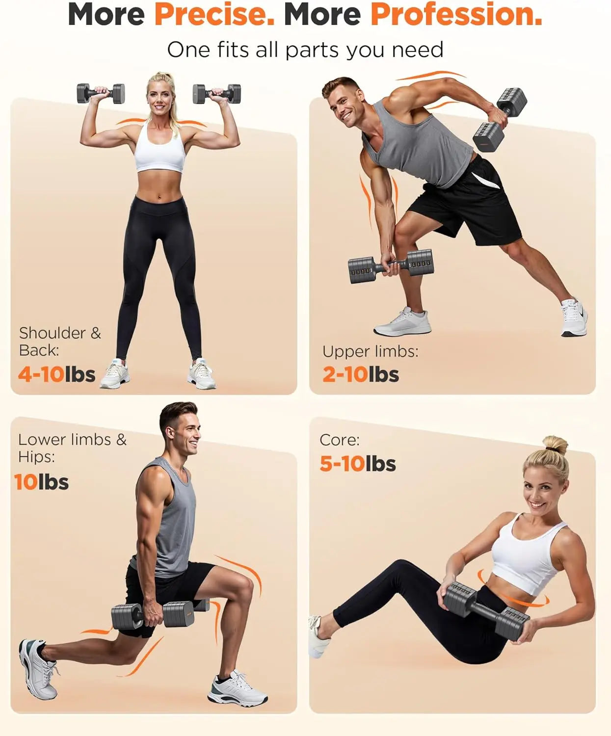 Adjustable Dumbbells Set