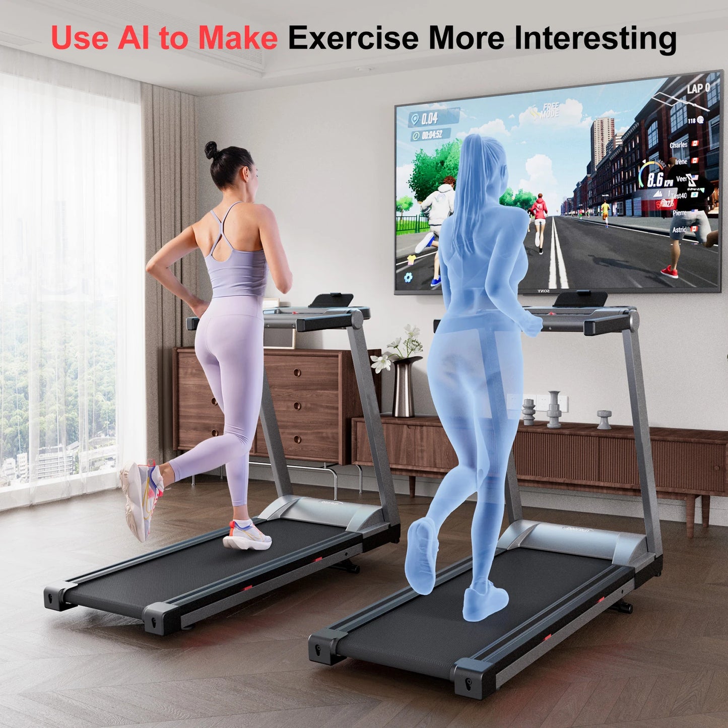 Foldable Incline Treadmill