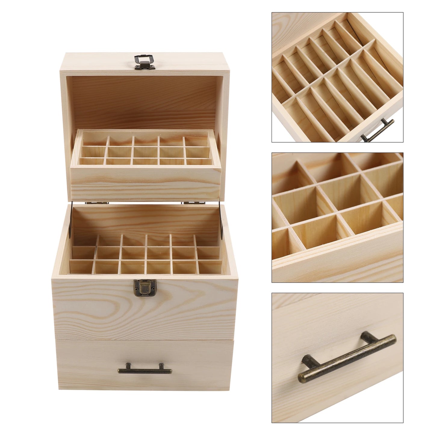 Wood Essential Oil Organizer