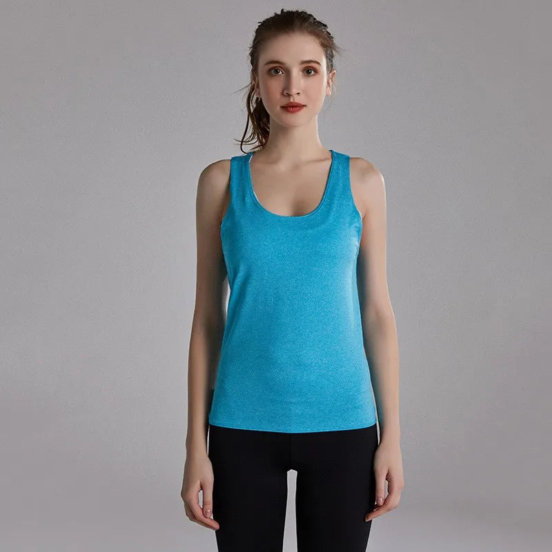 Womens Sleeveless Gym Tops
