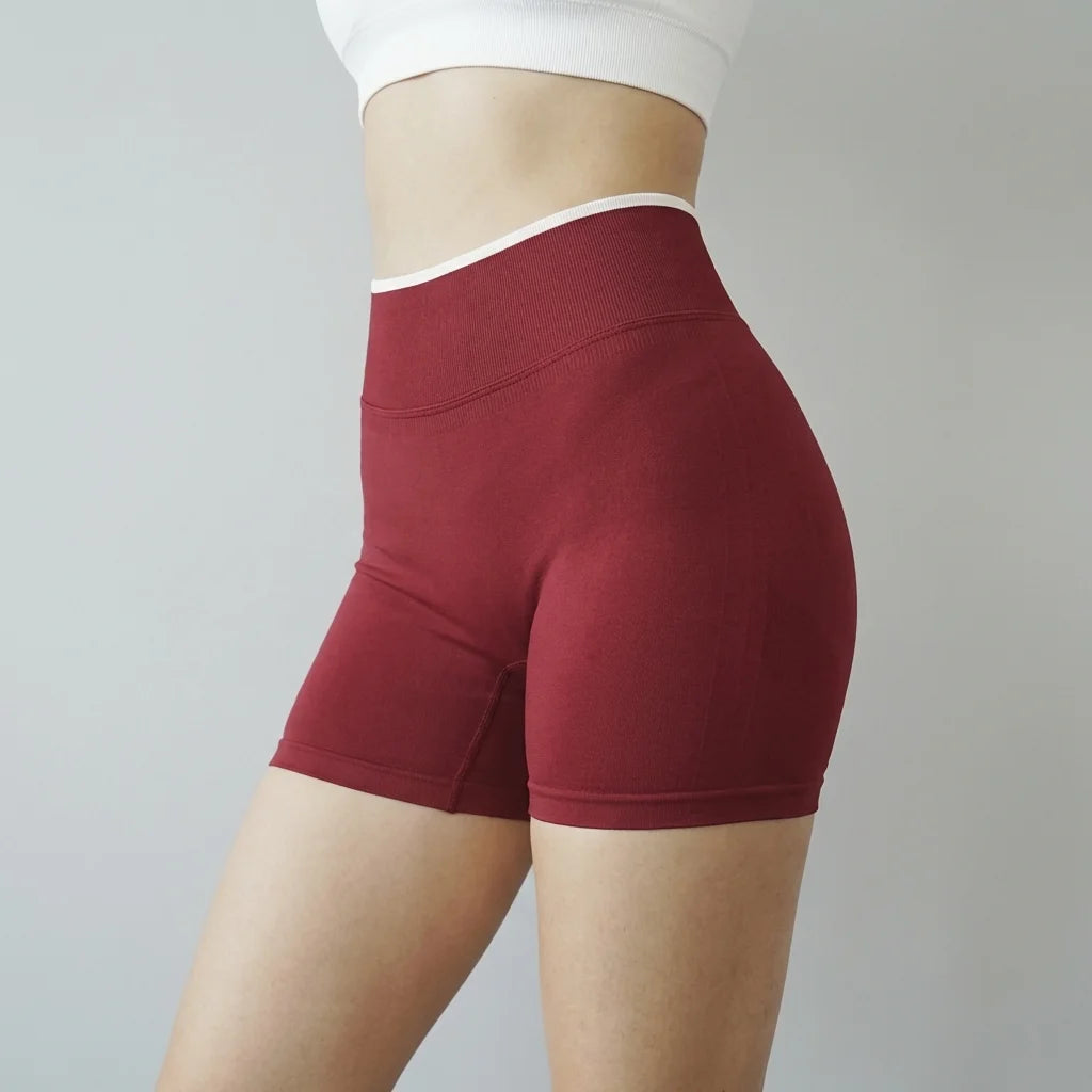 Seamless High Waist Yoga Shorts