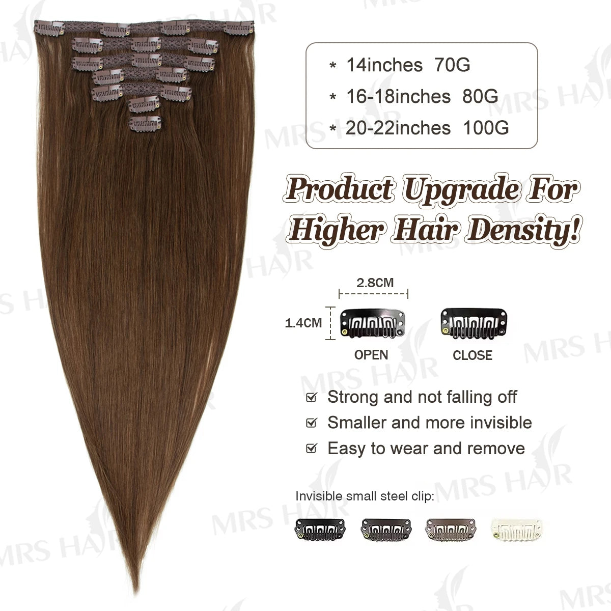 7PCS Clip In Hair Extensions
