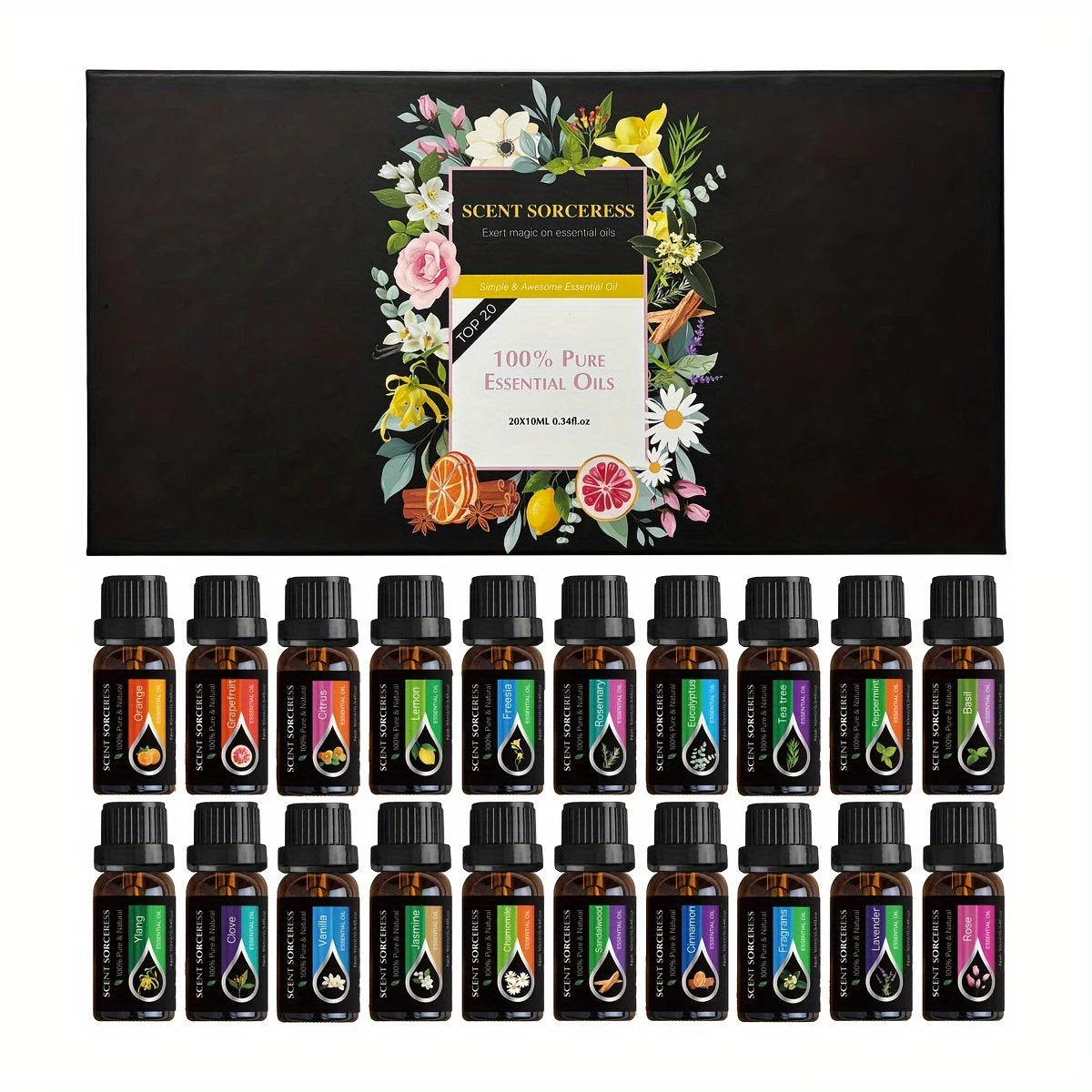 Black Classic Essential Oil Set
