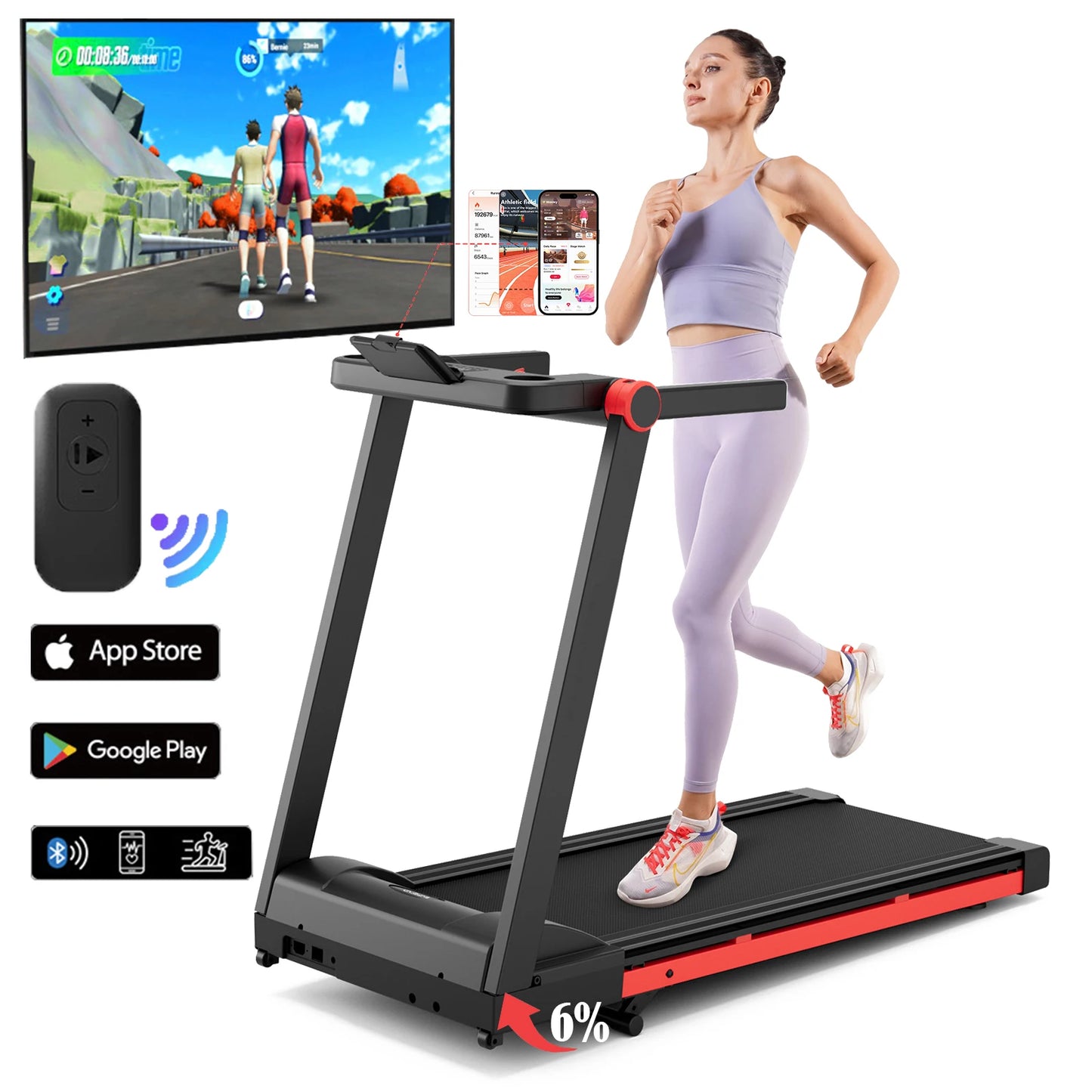 Foldable Incline Treadmill