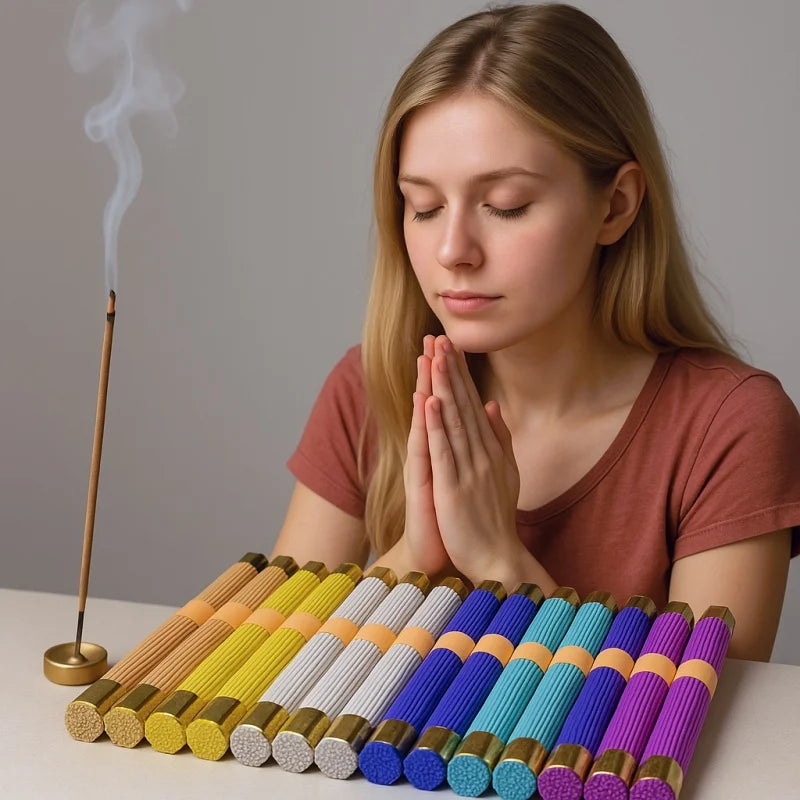 Natural Incense Sticks With Holder