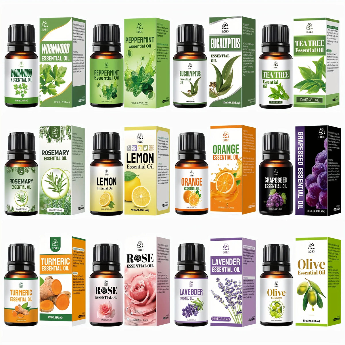 12pc Skin Care Essential Oils