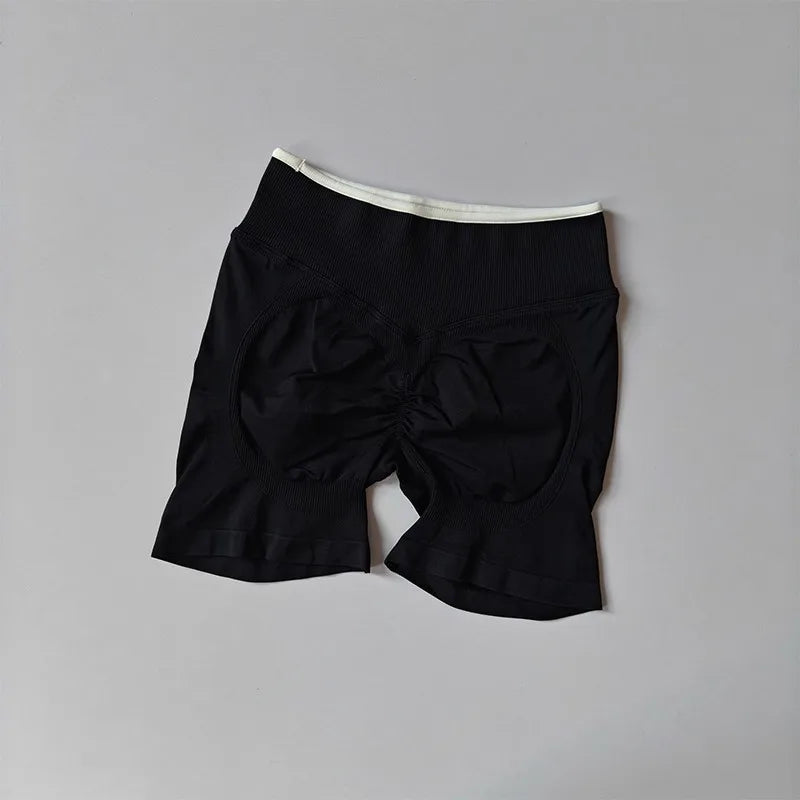Seamless High Waist Yoga Shorts