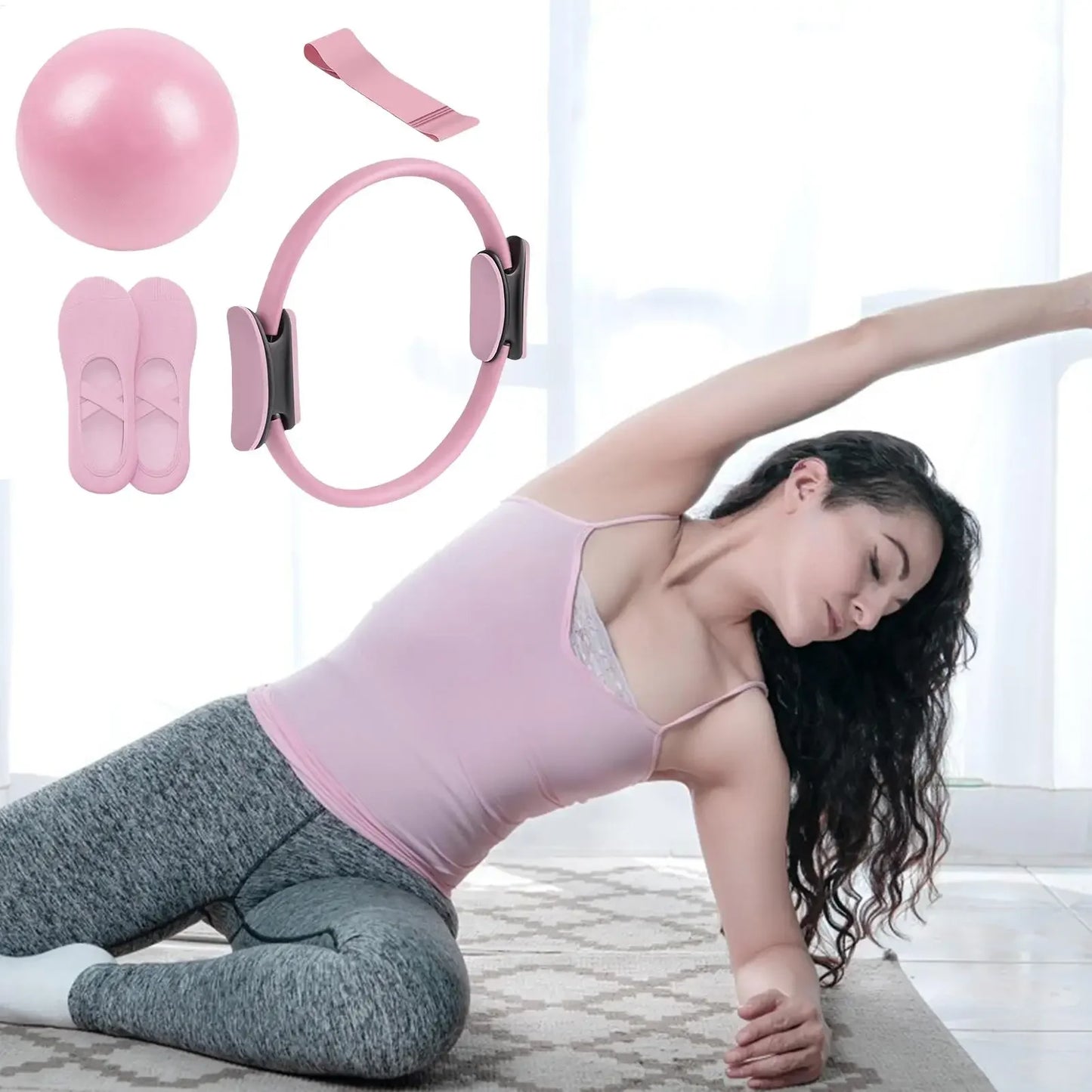 Pilates Ball And Ring Set