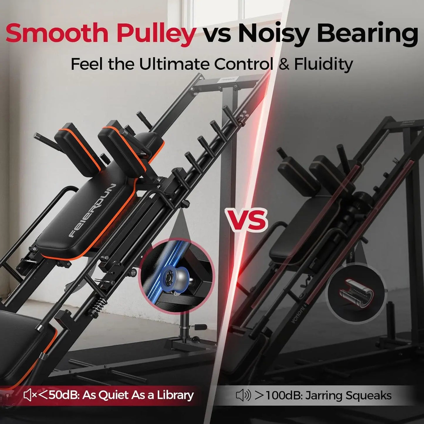 3‑in‑1 Leg Press Squat Machine