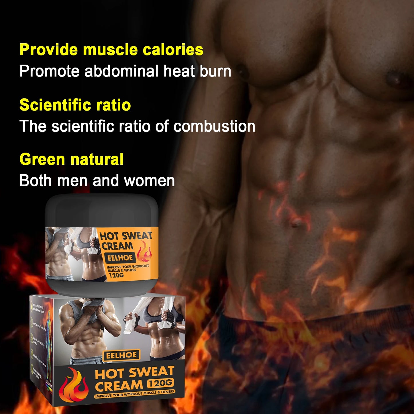 Hot Sweat Fat Burning Cream
