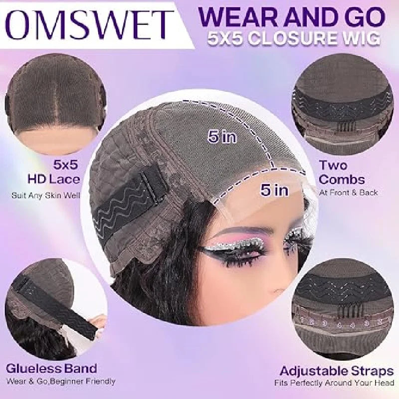 36 Inch Glueless Body Wave