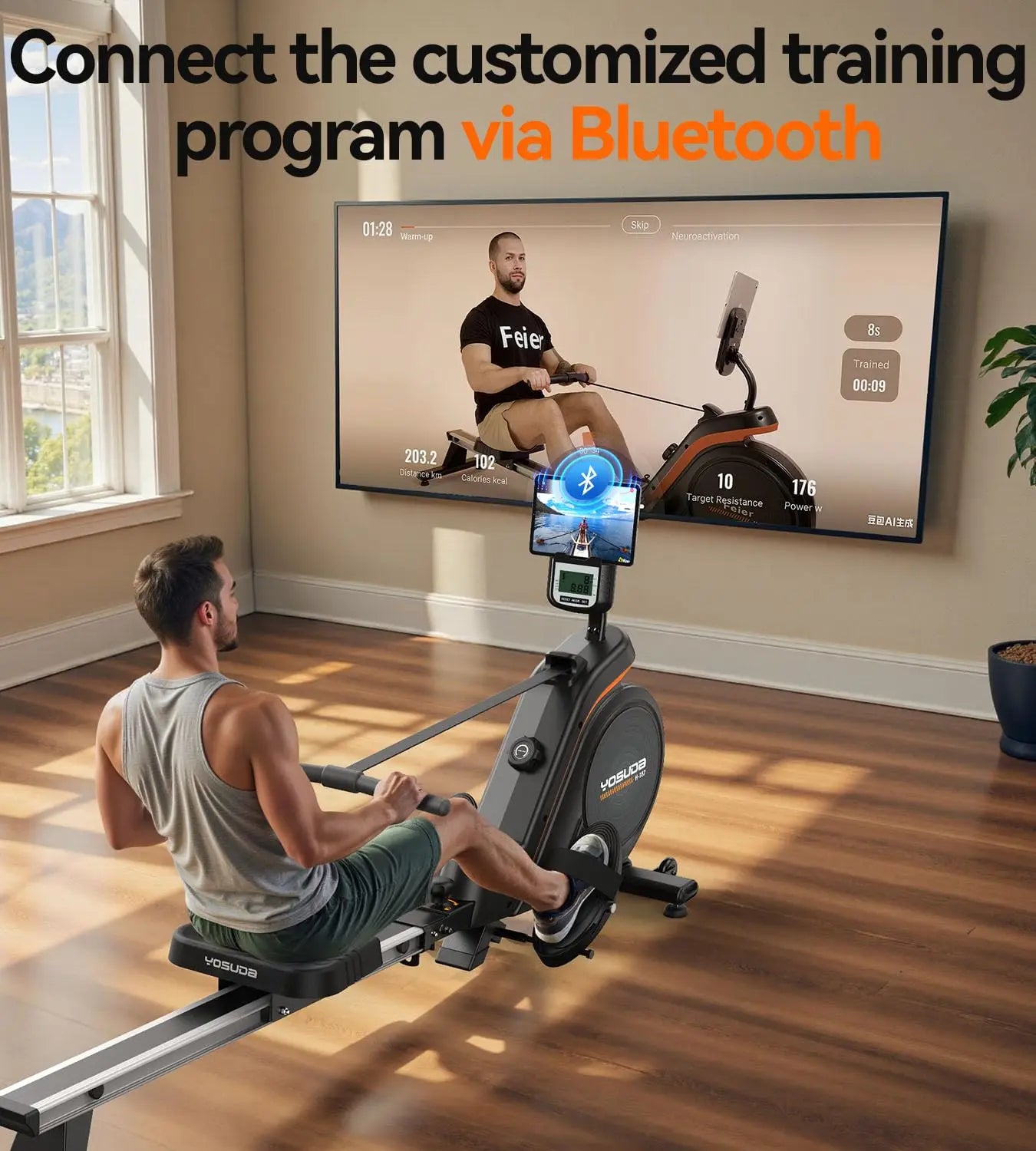 Magnetic Rowing Machine
