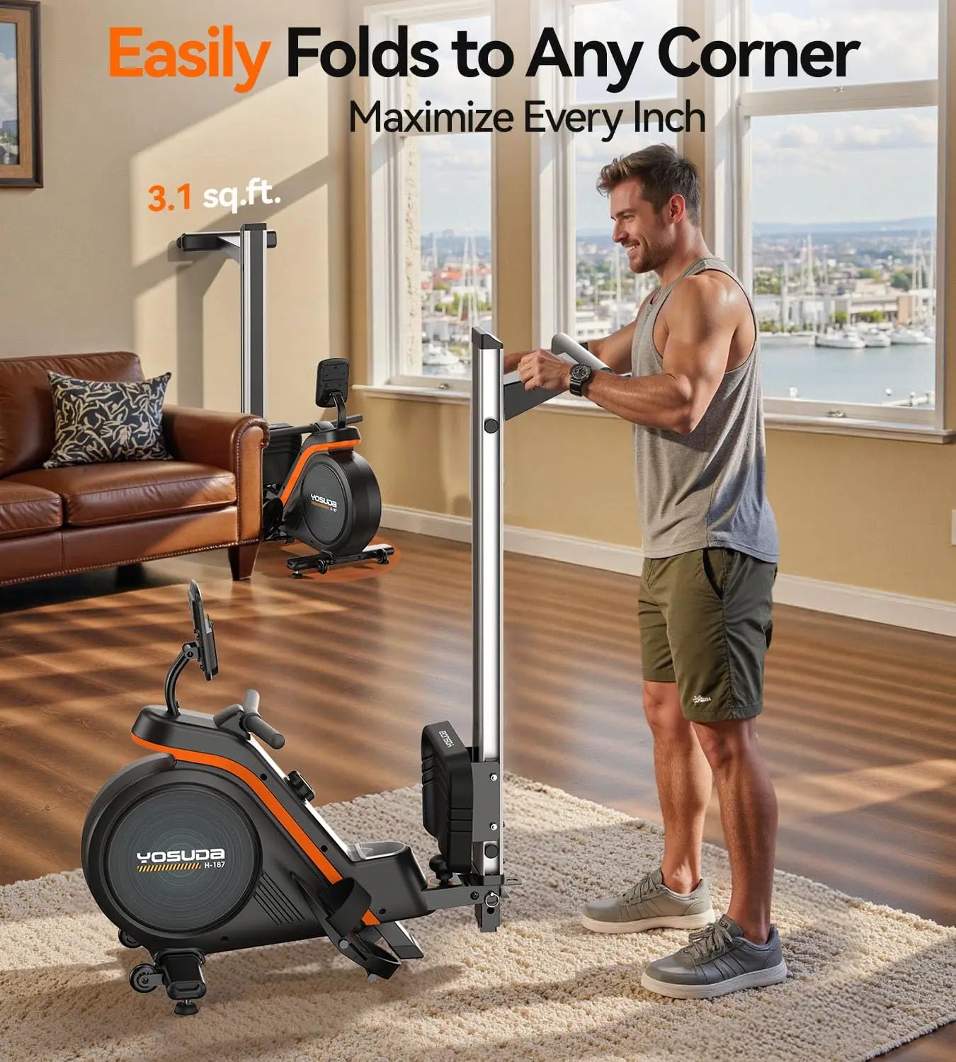 Magnetic Rowing Machine